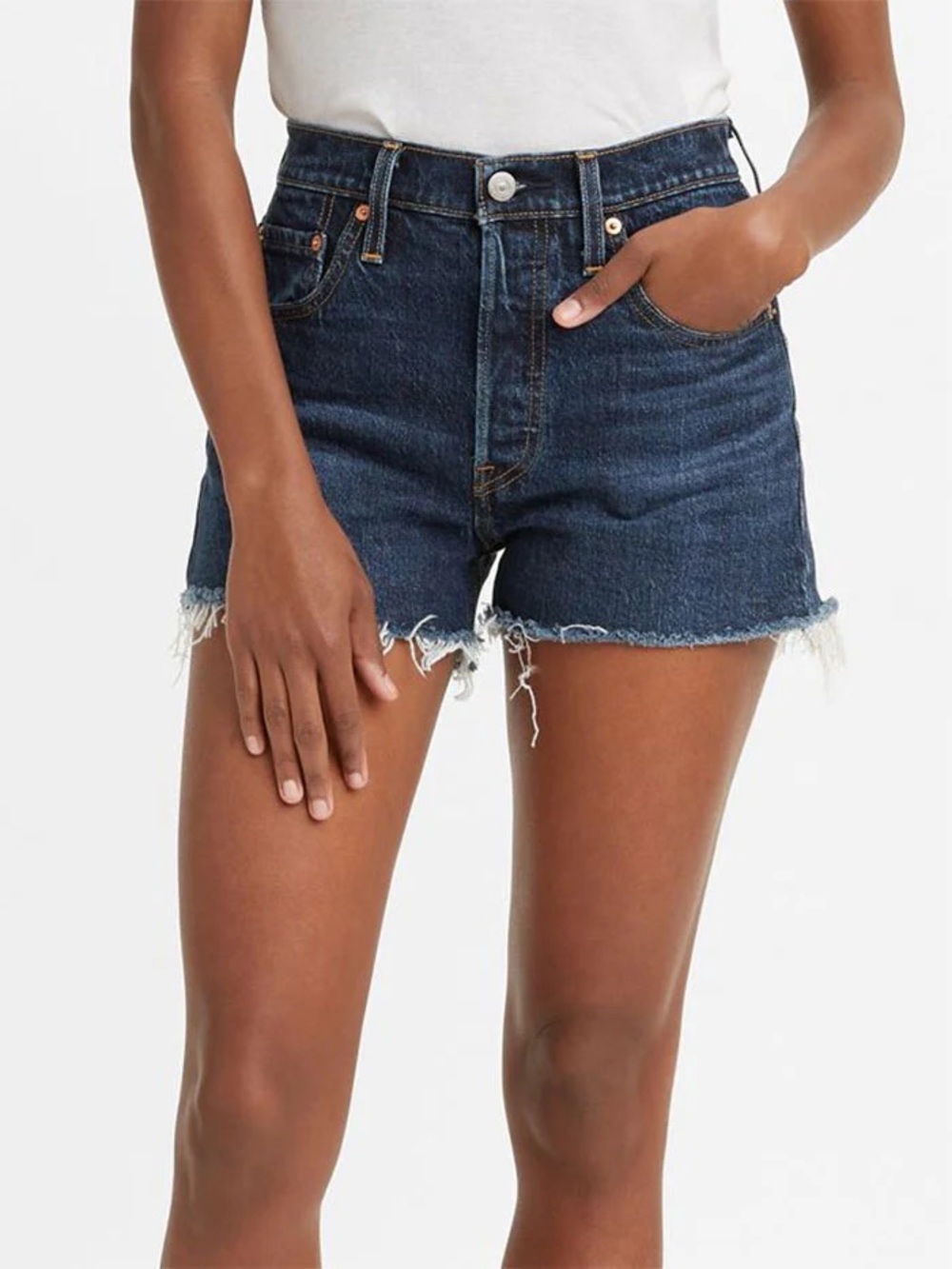 NWT Levi's 563270225 Womens 501 Original High-Rise Jean Shorts Size 28